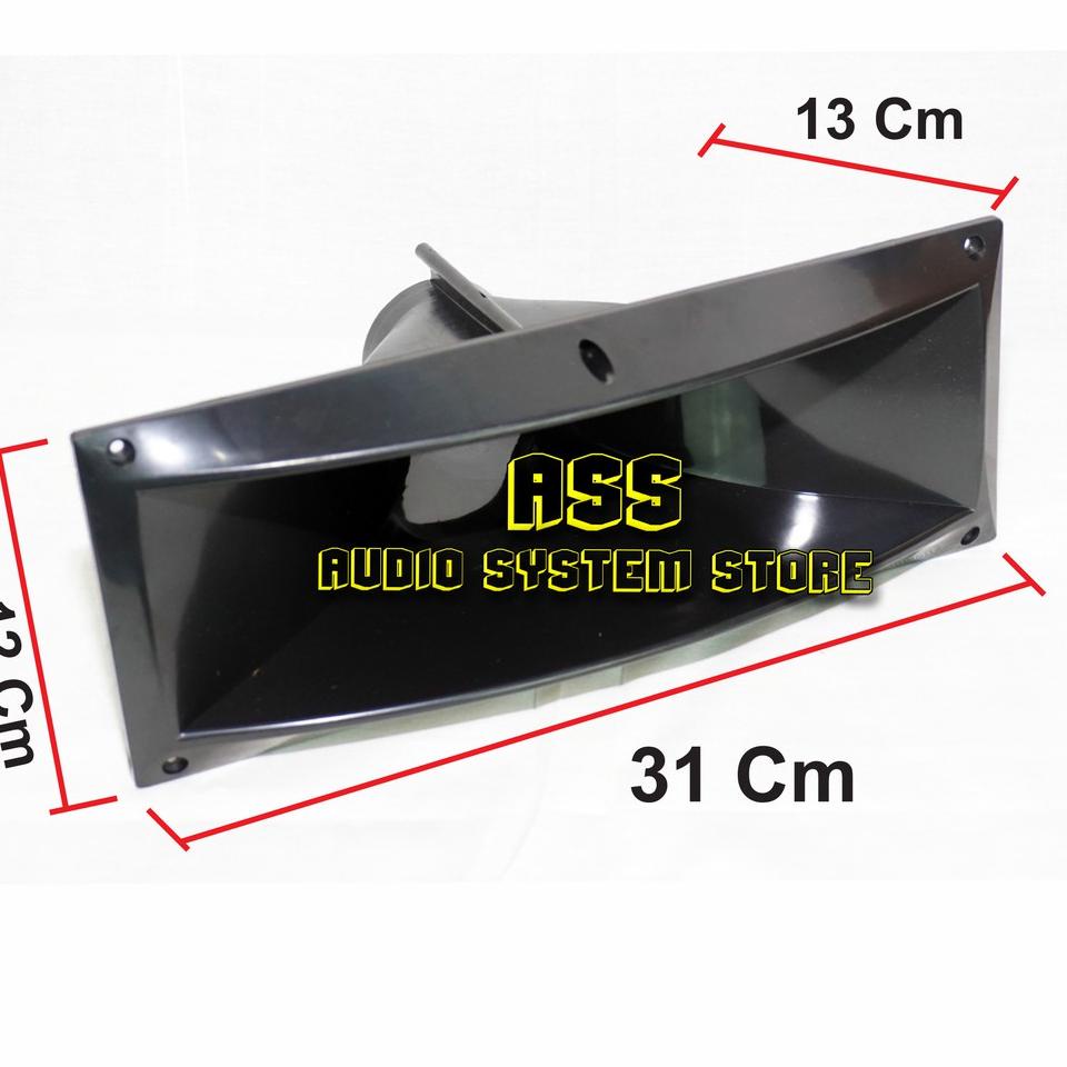 MALL 2 Pcs Corong Twiter Box Speaker 12" / Horn Tweter 31x12 Cm / Daun Tweeter / Twitter serbuuu 