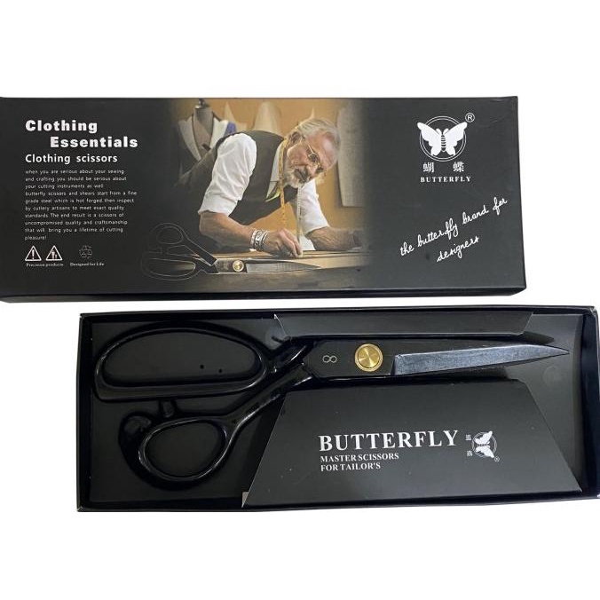

ORIGINAL Gunting Tailor Butterfly Gunting Bahan Kain 8 - 9 - 12 inch