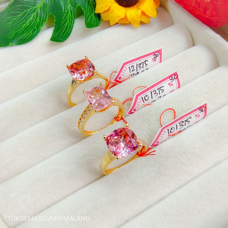 CINCIN BULAT PERMATA EMAS 375%/8K