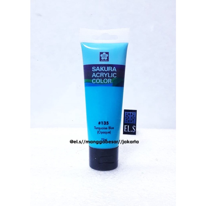 

Buruan Sakura Acrylic Paint Turquoise Blue ( Cat Acrylic ) Hemat