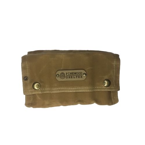 Tas Bumbu Canvas Wax Bag Camping Outdoor Include Bottle Bushcraft Fold
