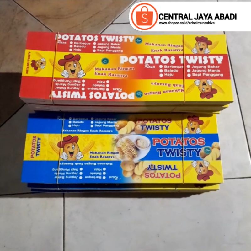 

KERTAS KENTANG ULIR UKURAN 35 × 13 KOTAK KENTANG SPIRAL, KEMASAN DUS KENTANG ULIR/SPIRAL