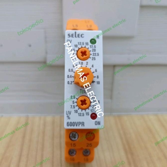 SELEC VOLTAGE PROTECTION RELAY 600VPR VPR PROTEKSI TEGANGAN PFR