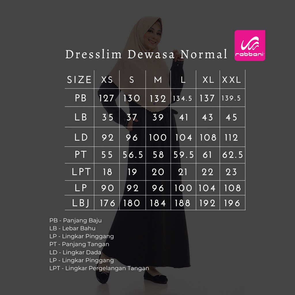 Dresslime Rabbani Kashila, gamis kekinian, gamis polos, dresslime modis