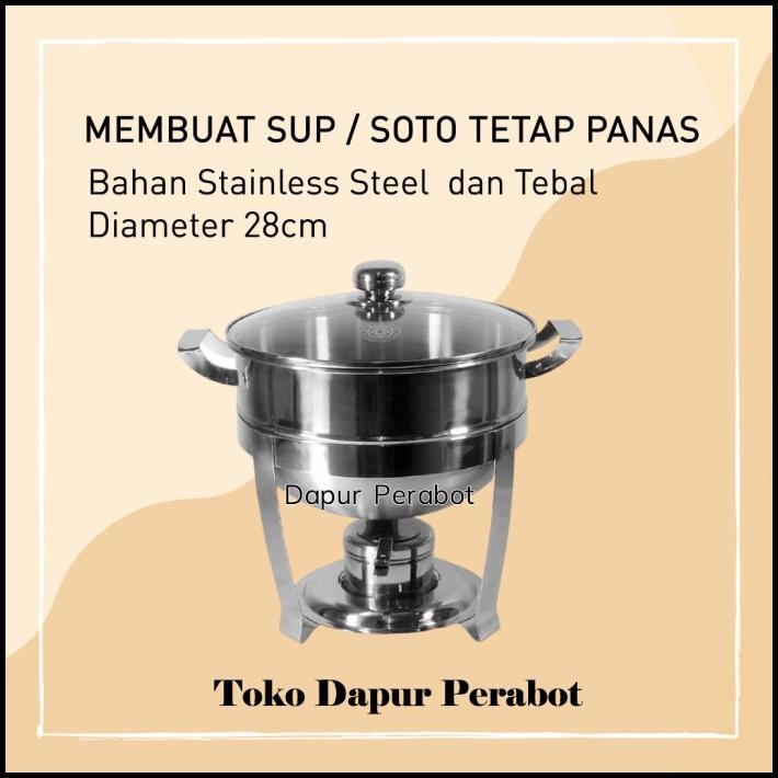 Wadah Prasmanan Stainless / Supra / Tempat Prasmanan
