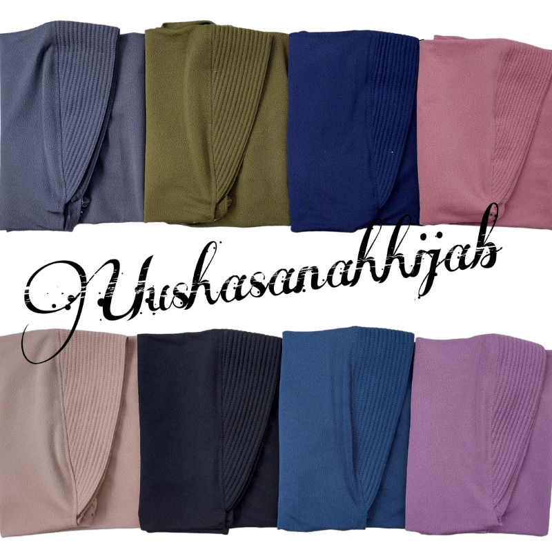 (Ori Fals) PINGUIN PICOT •jilbab instan jersey starla•jilbab pet instan