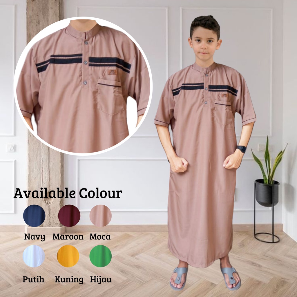 AL-HIKAM/jubah anak ORIGINAL/gamis anak laki laki new motif/baju muslim anak