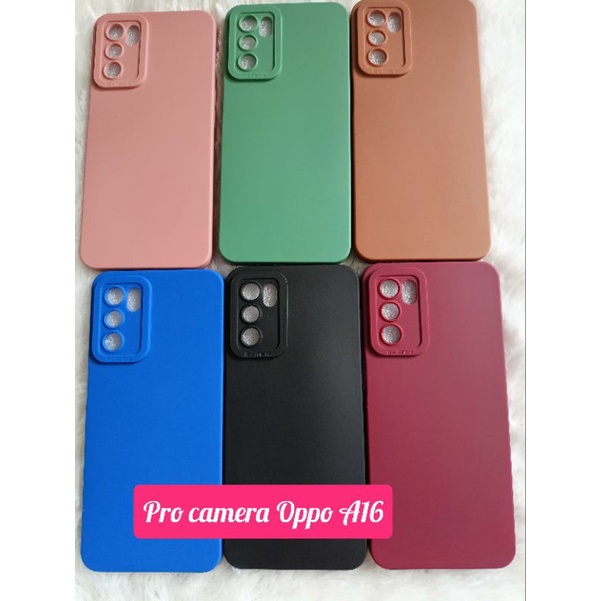 softcase pro camera tipe Oppo A16