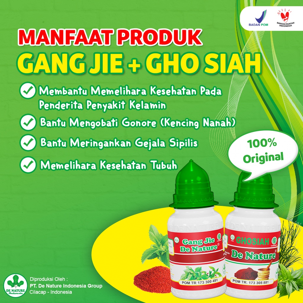 Gang-Jie-Gho-Siah Obat Penyakit Sipilis Kelamin Keluar Nanah Kencing Sakit Raja Singa Antibiotik Her