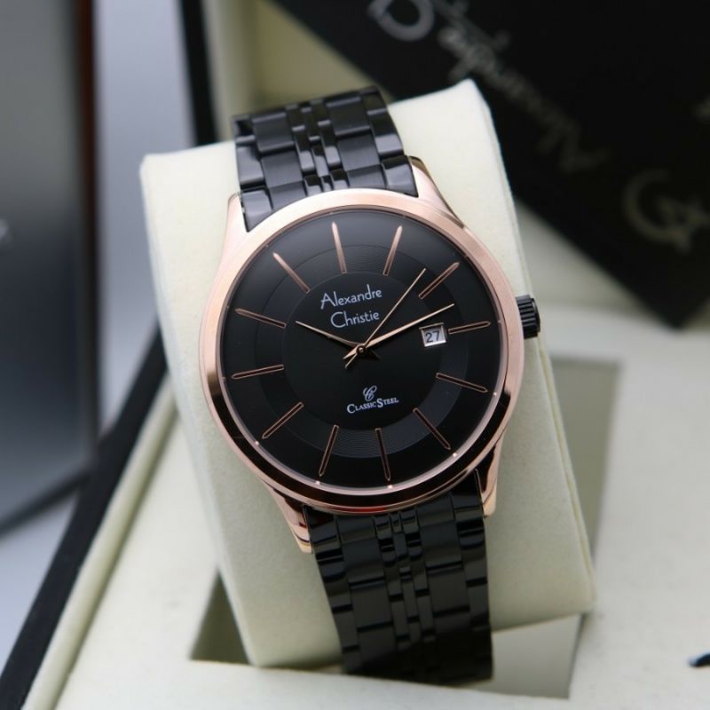 Alexandre Christie tali rantai variasi warn pria 8348 MD original 100% garansi resmi 1 tahun