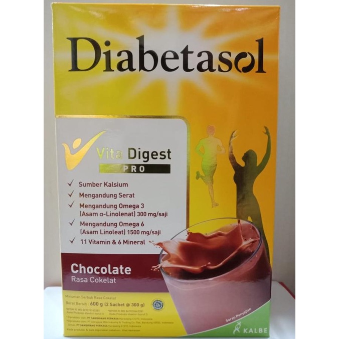 

[ COD ] Susu Diabetasol Coklat, 600gr