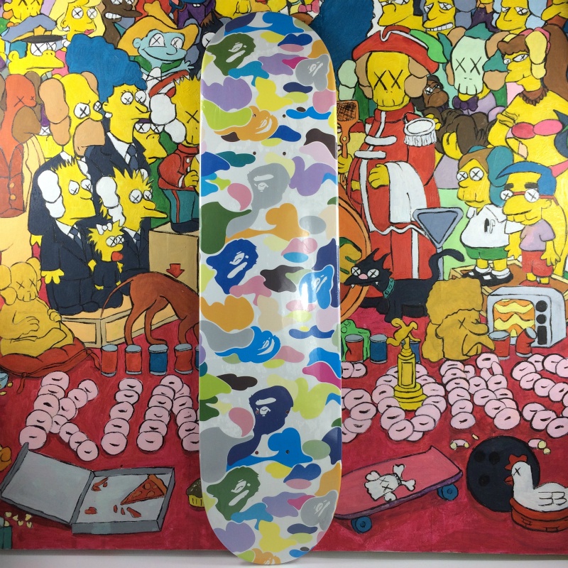 Ape Action Figure Karakter Ape - man Skateboard Bape