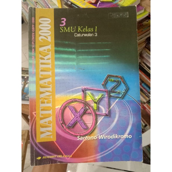 Matematika X SMA.Kurikulum 1994.