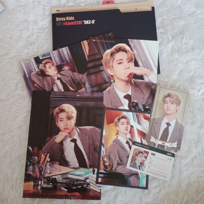 Stray Kids Fanmeeting SKZX ID File set Han Jisung + Photo Ticket & Photo Frame