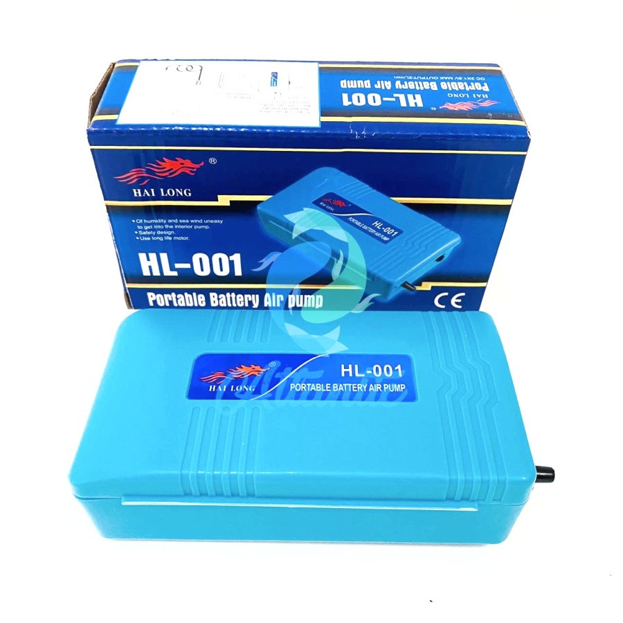 Hai Long 001 Aeerator Portable Battery Hailong HL001 Pompa Udara Baterai Portabel