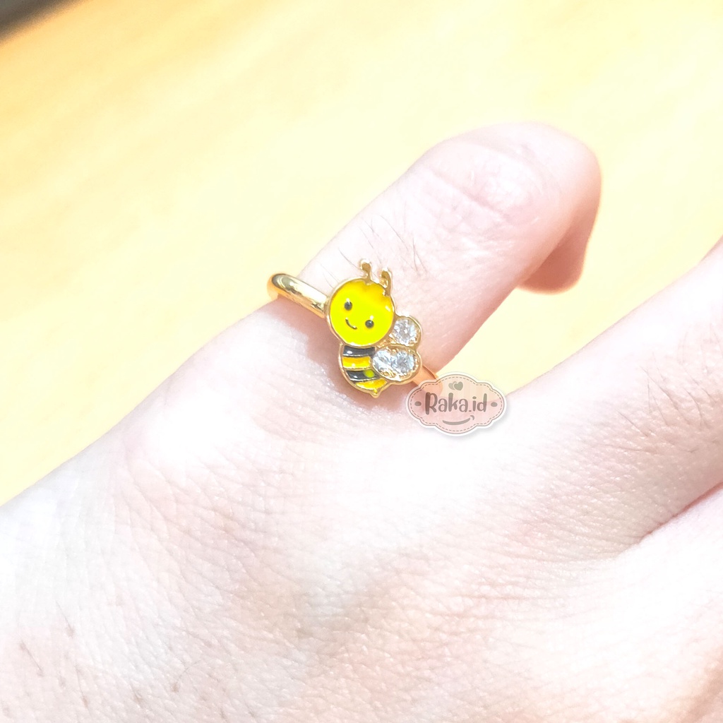 Cincin Anak Motif Lebah Bee Honey Perhiasan Cantik Anak 1178