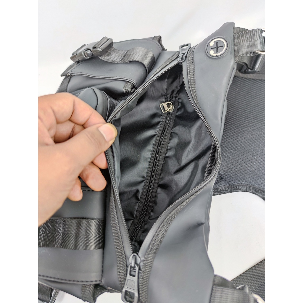 Tas Dada ANTI AIR 2 Fungsi Polo Amstar Tas Dada &amp; Selempang Bahan Ballon Tebal Anti Air Premium Quality Tas Pria Wanita Chest Bag