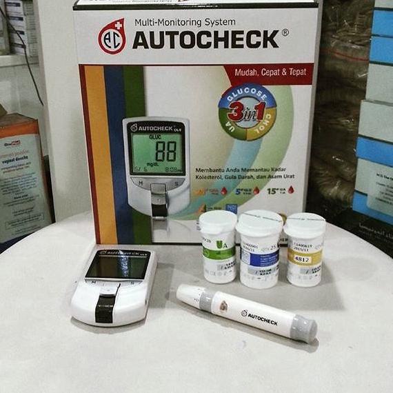 Jual Alat Tes Gula Darah Autocheck Cgu Multi Monitoring System Shopee