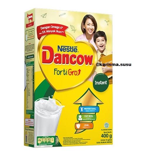 

IDLl2L6--Dancow Fortigro Full Cream/Instan/Instan Coklat 400GR/karisma.susu