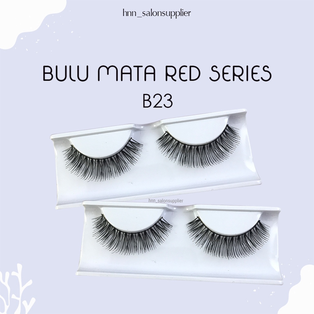 B23 Bulu Mata Palsu Handmade Fake Eyelash Eye Lashes Lash Artifivial Belle Eyelashes