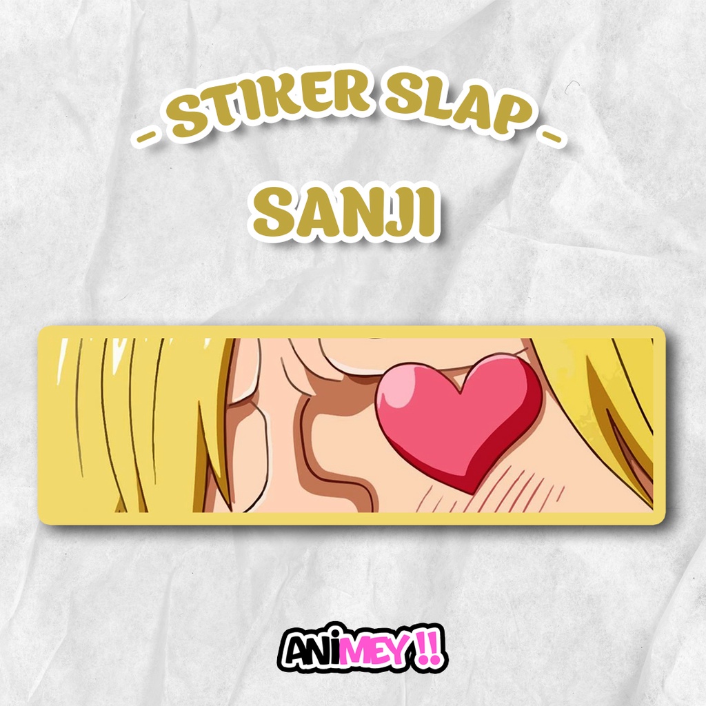 

Stiker Slap Sanji One Piece / Sticker Slap / Sticker Anime