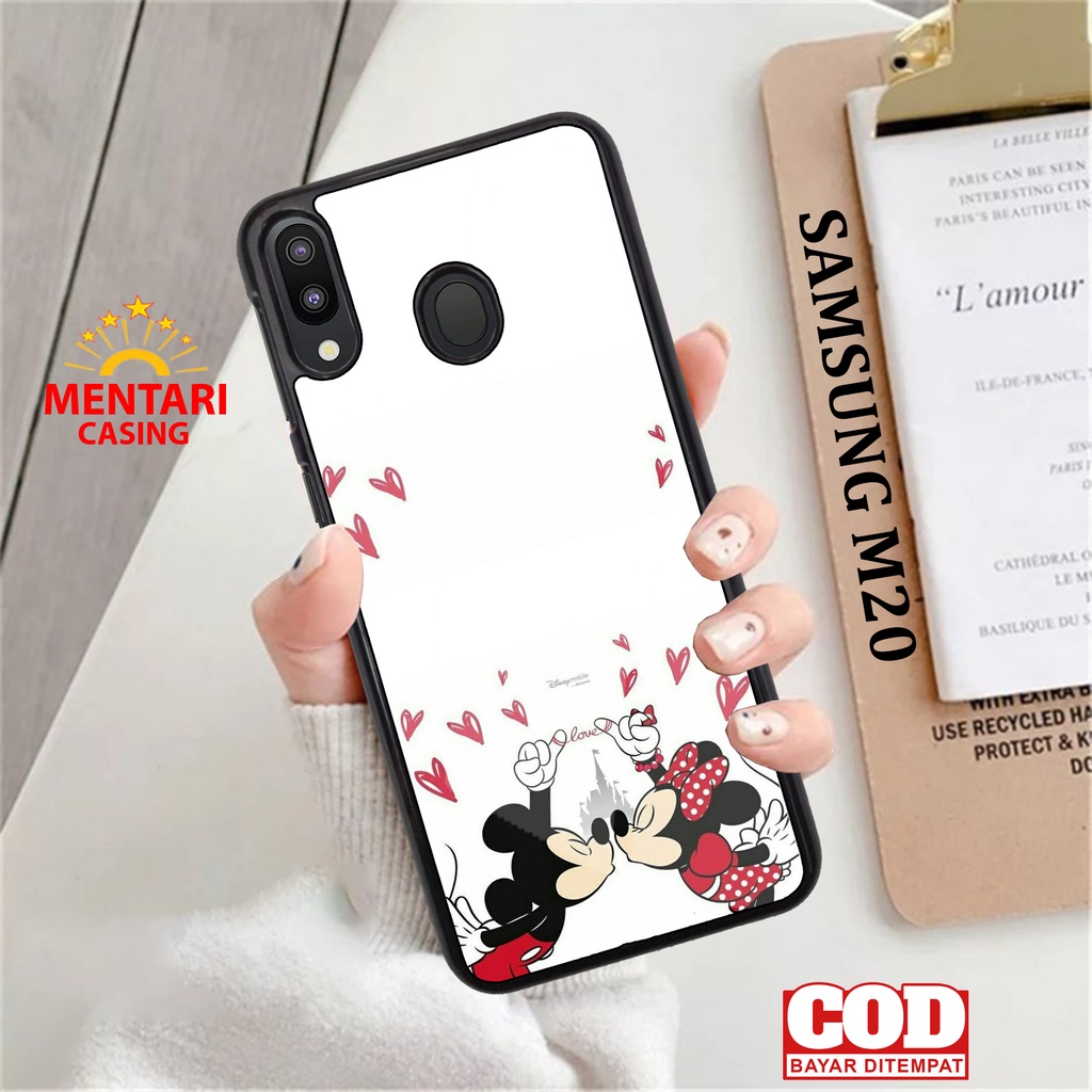 Casing Samsung M20 Case Samsung M20 Mickey Terbaru Terlaris Hardcase Softcase Glosy Mentaricasing