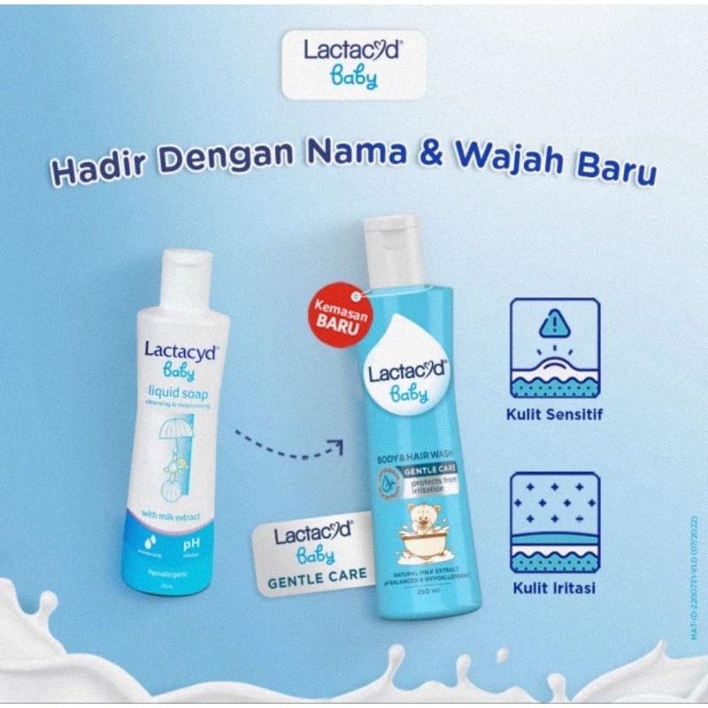 Lactacyd Baby Gentle Care 60 ml - Sabun Bayi Melindungi Dari Iritasi