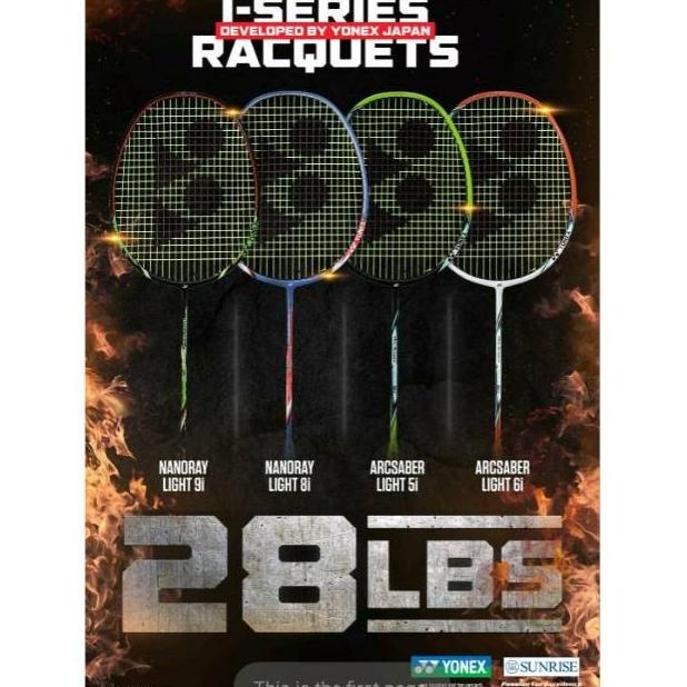 RAKET BADMINTON YONEX NANORAY 8I / 9I (FREE = BG6 + TAS 1R) RDG54646T