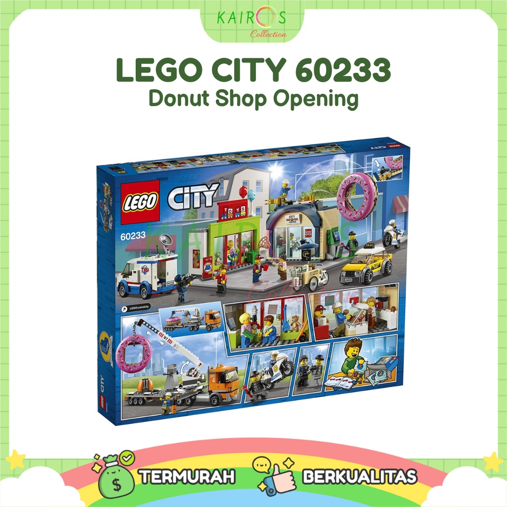 LEGO City Donut Shop Opening 60233