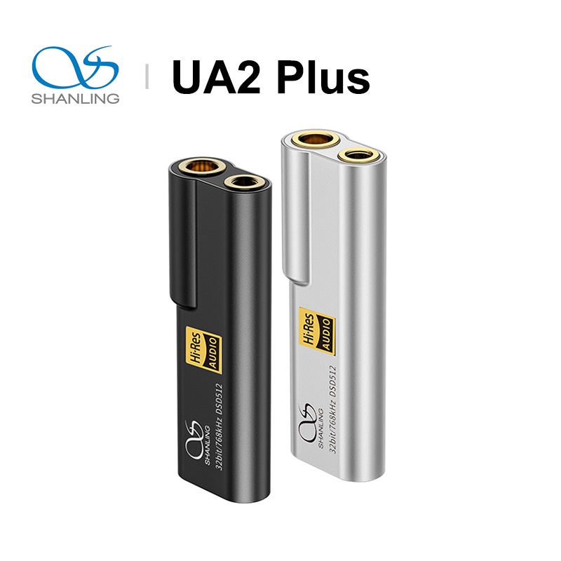 Shanling UA2 PLUS Chip Ess9038Q2M Amplifier Headphone Mini Portable USB DAC AMP Seimbang Kebisingan Rendah DSD512 PCM768