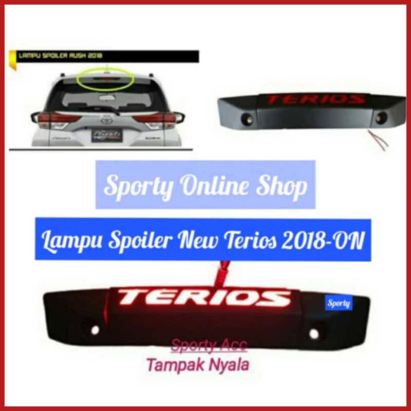 Lampu Spoiler Rush / Terios New 2018up