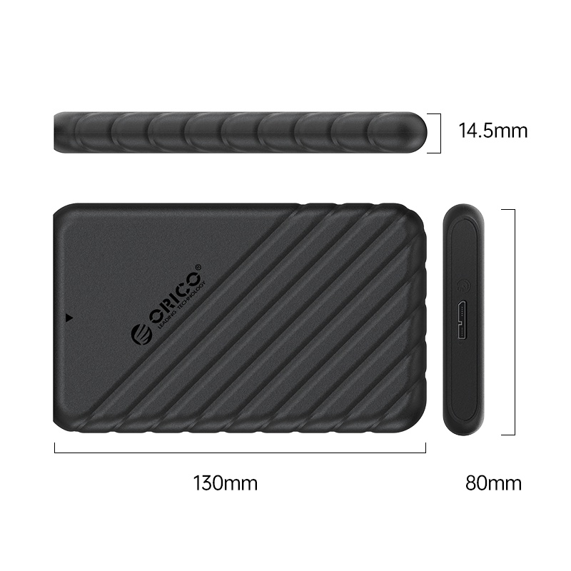 ORICO SSD / HDD ENCLOSURE 2.5&quot; USB 3.0 SATA III PORTABLE EXTERNAL HARD DRIVE 25PW1-U3