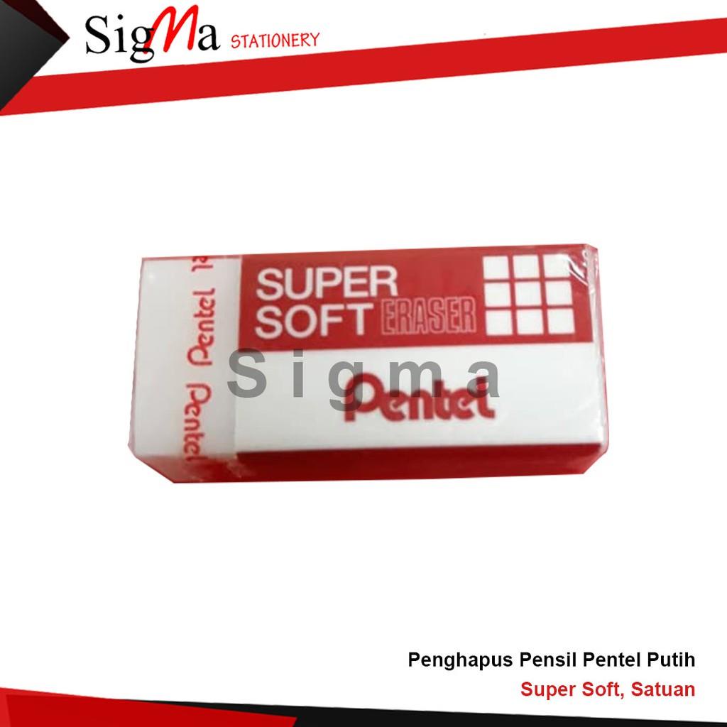 

penghapus pensil pentel putih pcs