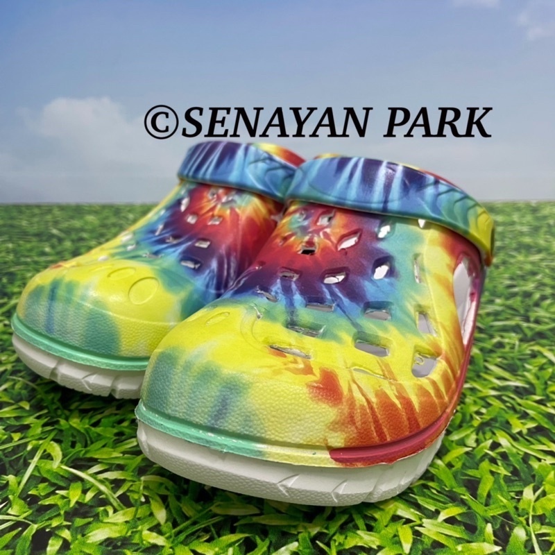 grosir roxy Sandal Kodok HEMA Printing CollorFull/ New Arrival Sendal Kodok Printing / Sandal Rumah EVA Pria dan Wanita