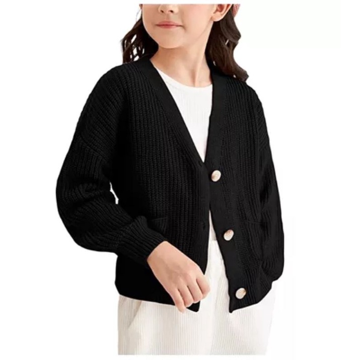 Cardigan Rajut Anak Oversize Premium Kancing Lengan Panjan