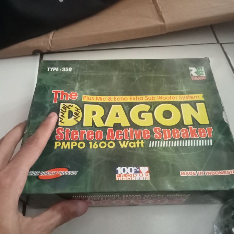 Speaker aktipe Dragon PmPO 1600Watt