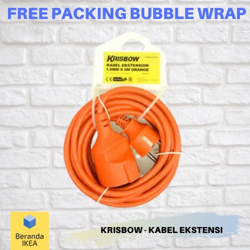 Jual Krisbow Kabel Extension Kabel Ekstensi Kabel Ekstension Colokan Listrik Dan