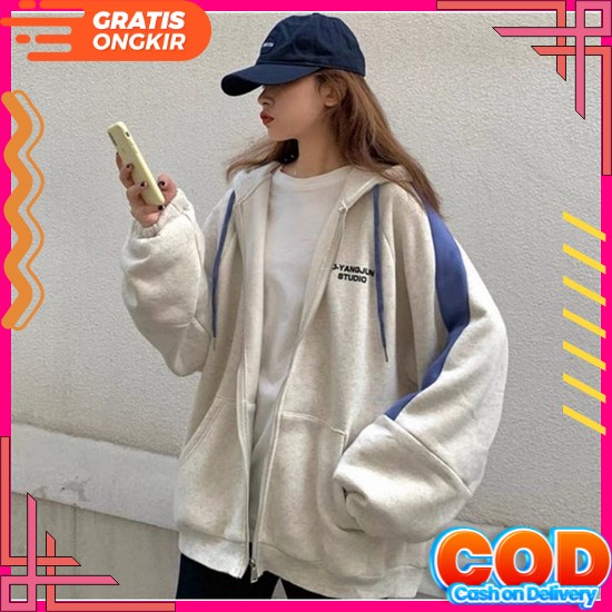 Ls - Hoodie Polos Bahan Fleece Terbaru 2021 Natural Hoodie Kekinian Cowok Cewek Couple Simple Modern