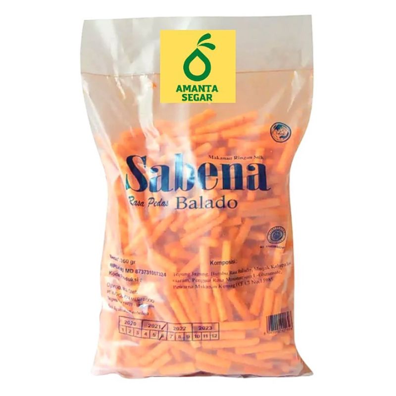 

Snack Cemilan Makanan Ringan STIK SABENA Rasa Keju, Balado, Jagung Bakar, Cocopandan 360 Gram