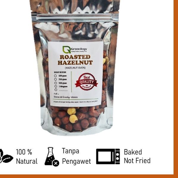 

SALE✅Roasted Hazelnut / Kacang Hazelnut Oven (250 gram) by Granology|SQ2