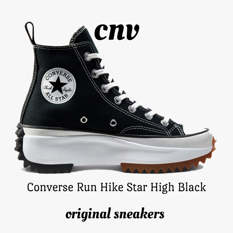 Converse CT AS High Run Hike Star Black White