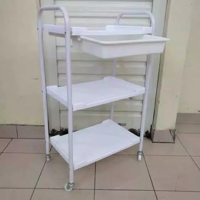 RAK DORONG TROLI TROLLEY SALON ALAT KECANTIKAN DENTAL SPA