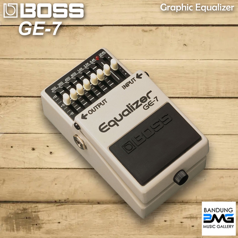 Boss GE 7 Graphic Equalizer Pedal Effect /GE7/GE- 7 Efek Gitar
