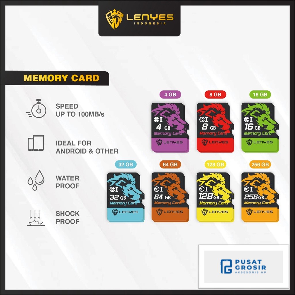 Memory Card LENYES Micro SD Card 4GB/8GB/16GB/32GB/64GB/128GB High Speed Up To 90 MB/S Class 10 Kart
