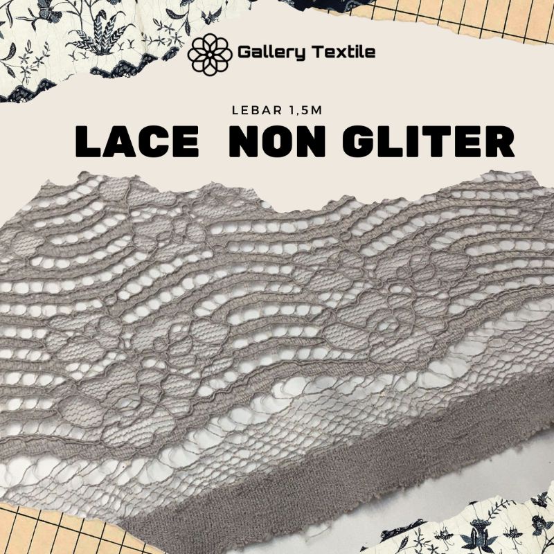 BRUKAT SALUR / LACE NON GLITER/ LACE/ KAIN LACE/ KAIN BRUKAT