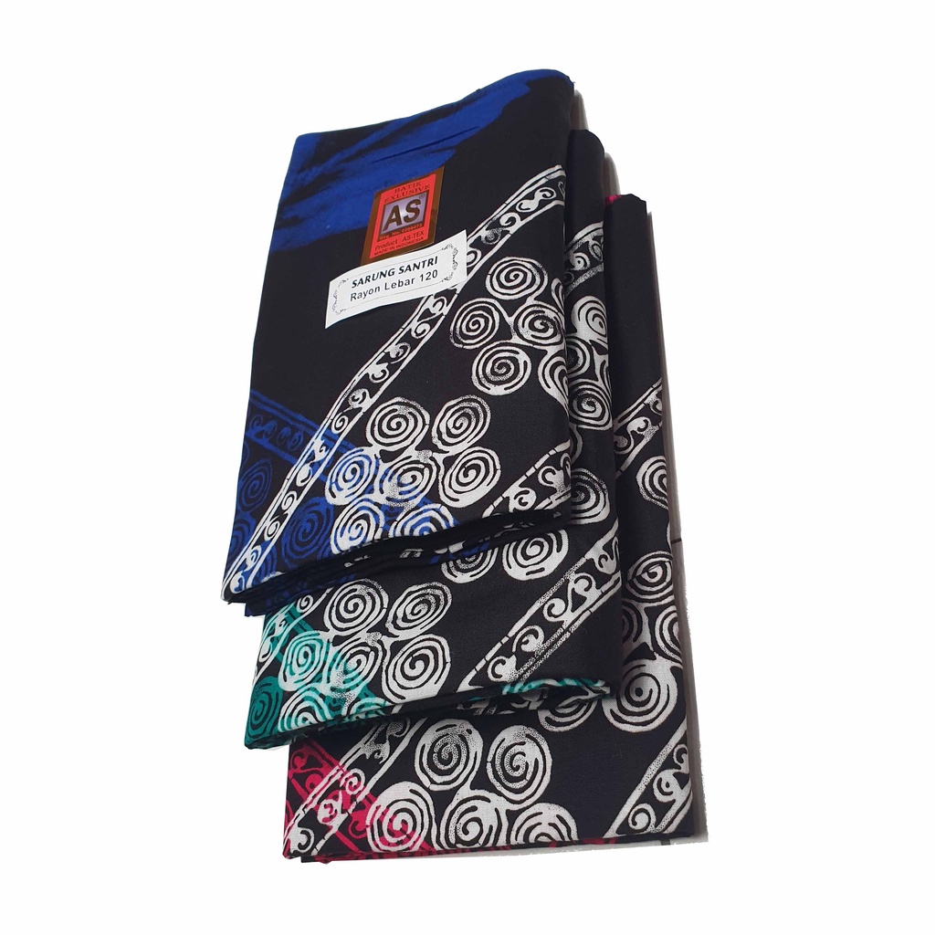 Sarung Santri Rayon / Sarung Hitam Rayon / Sarung Mba Santri Rayon Santung