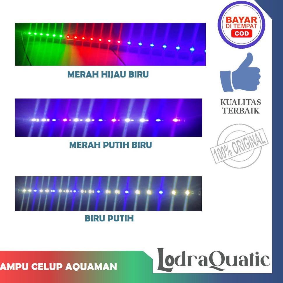 LAMPU LED CELUP AQUARIUM AQUASCAPE T4 UKURAN 20-60CM FREE PACKING BUBBLEWRAP TEBAL (4 LAPIS) LAMPU A