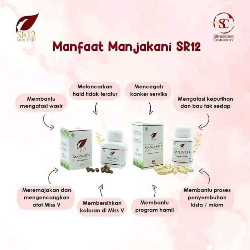 (BPOM) SR12 Manjakani SR12 Majakani SR 12 Manja Original BPOM

