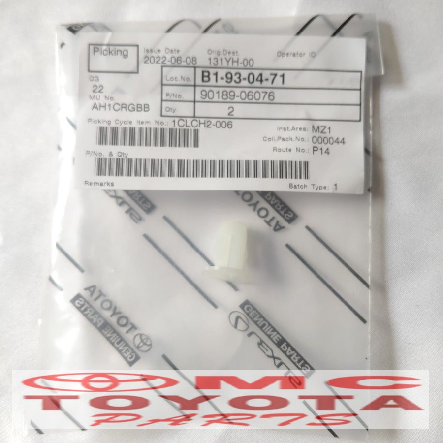 Klip Kancing Toyota Universal 90189-06076
