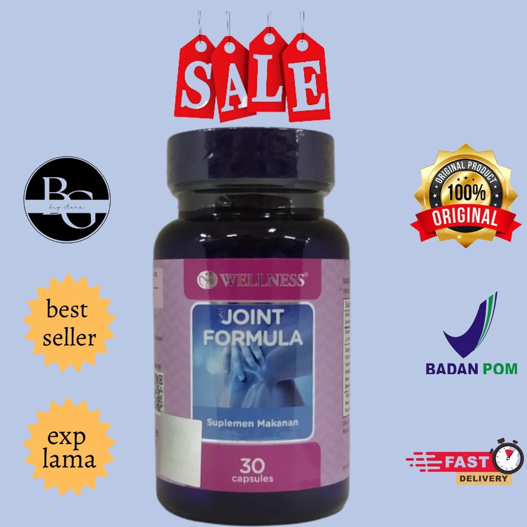 Jual Wellness Joint Formula 30 Capsules glucosamine sulfate chondroitin